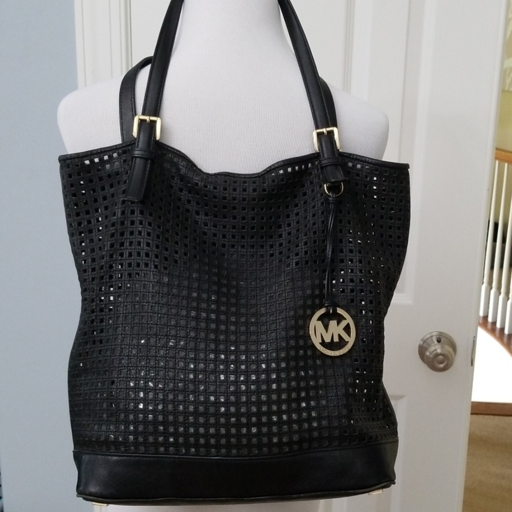 Michael Kors perforated bag